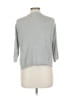 Larry Levine Gray 3/4 Sleeve Top Size L - photo 2
