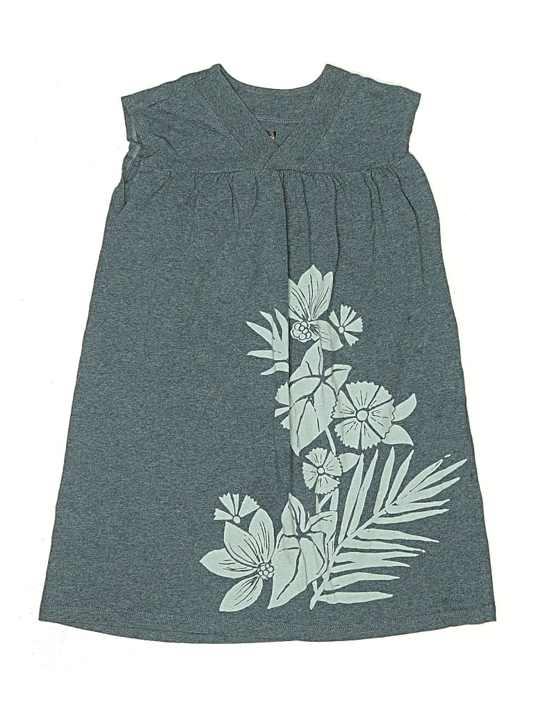 Pre-owned Tea Kids' Dress In Gray