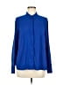 Torrid Blue Long Sleeve Blouse Size Med Plus (00) - photo 1
