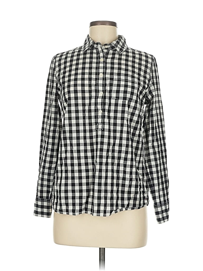 TOMMY HILFIGER Pre-owned Long Sleeve Polo Shirt In Black