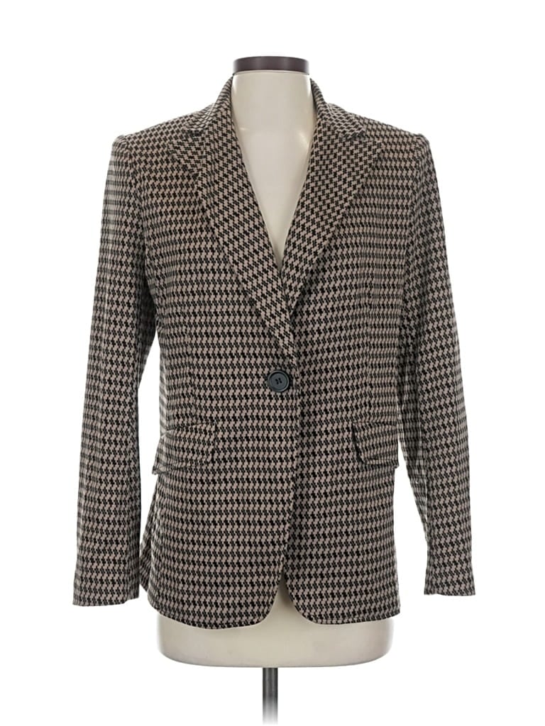 Pre-owned Max Studio Blazer Jacket In Brown