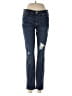7 For All Mankind Hearts Blue Jeans Size 24 waist - photo 1