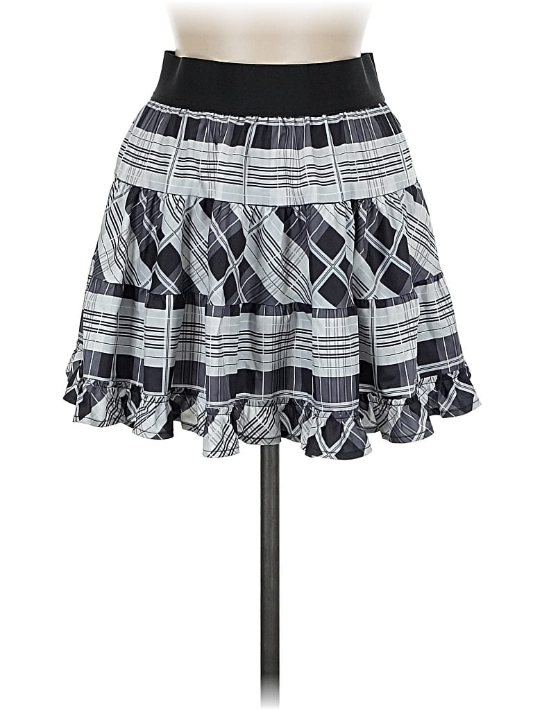 Pre-owned Unbranded Casual Skirt In Gray