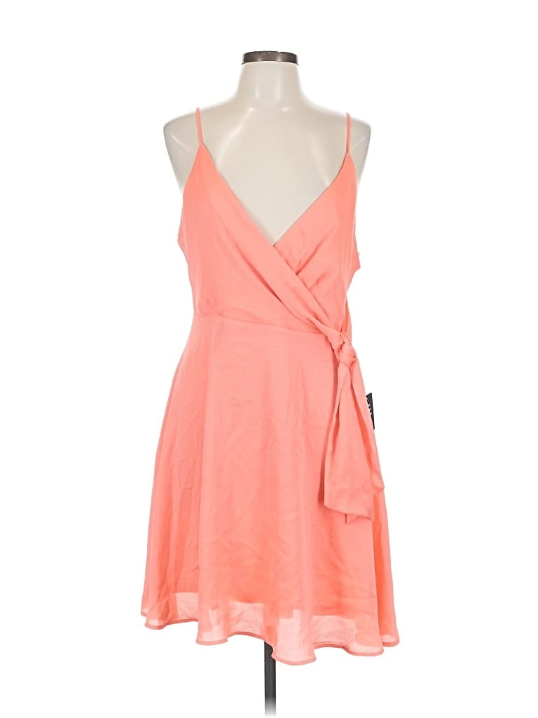 EXPRESS Pre-owned Casual Dress In Orange