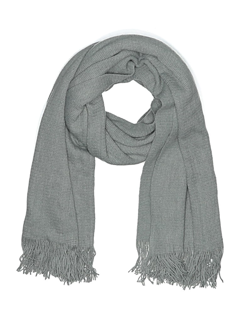 Pre-owned Summer & Rose Scarf In Gray