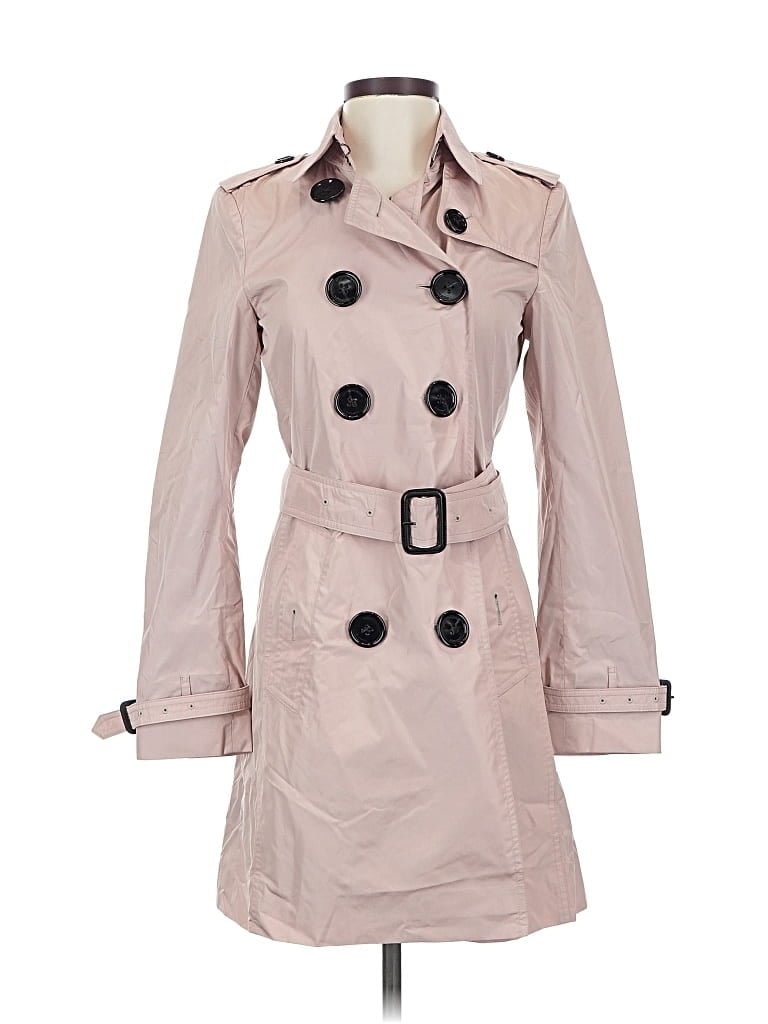 Pre-owned Burberry Trenchcoat In Pink