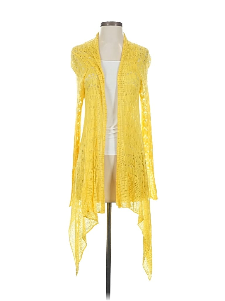 Pre-owned Dolce Cabo Cardigan Sweater In Yellow