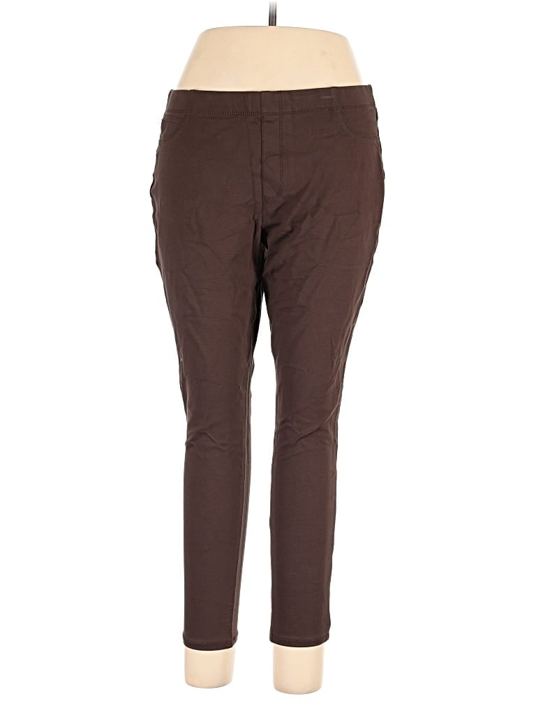 ST. JOHN'S BAY Pre-owned Casual Pants In Brown