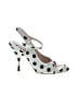 ROCHAS Polka Dots Green Teal Heels Size EU 37 - photo 1