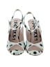 ROCHAS Polka Dots Green Teal Heels Size EU 37 - photo 2