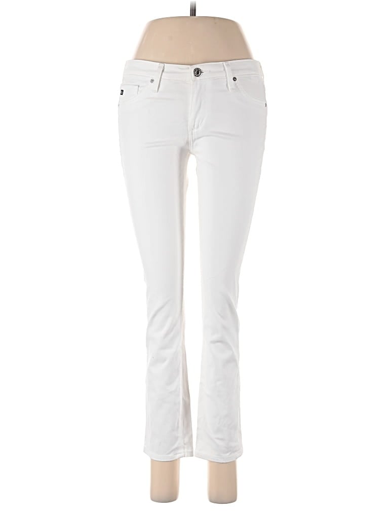 Pre-owned Adriano Goldschmied Jeans In White