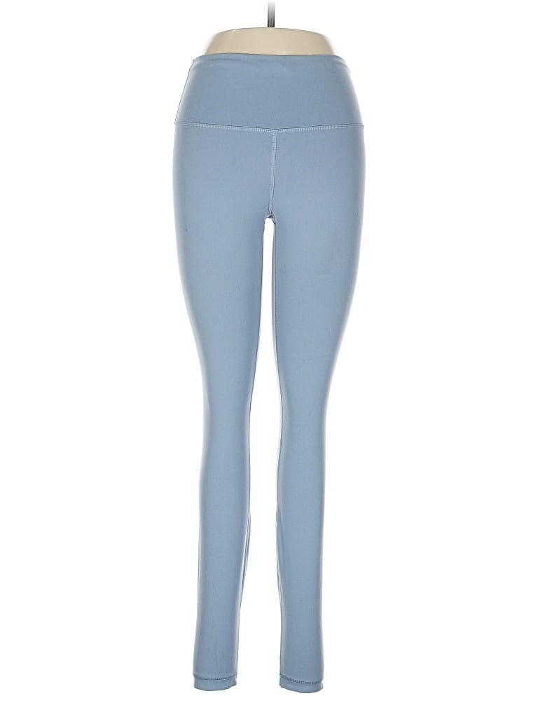 Pre-owned Lululemon Athletica Yoga Pants In Blue