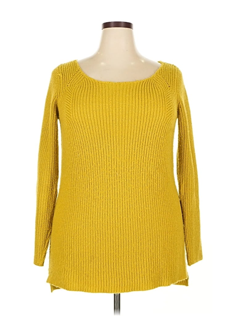 Pre-owned Mossimo Pullover Sweater In Yellow