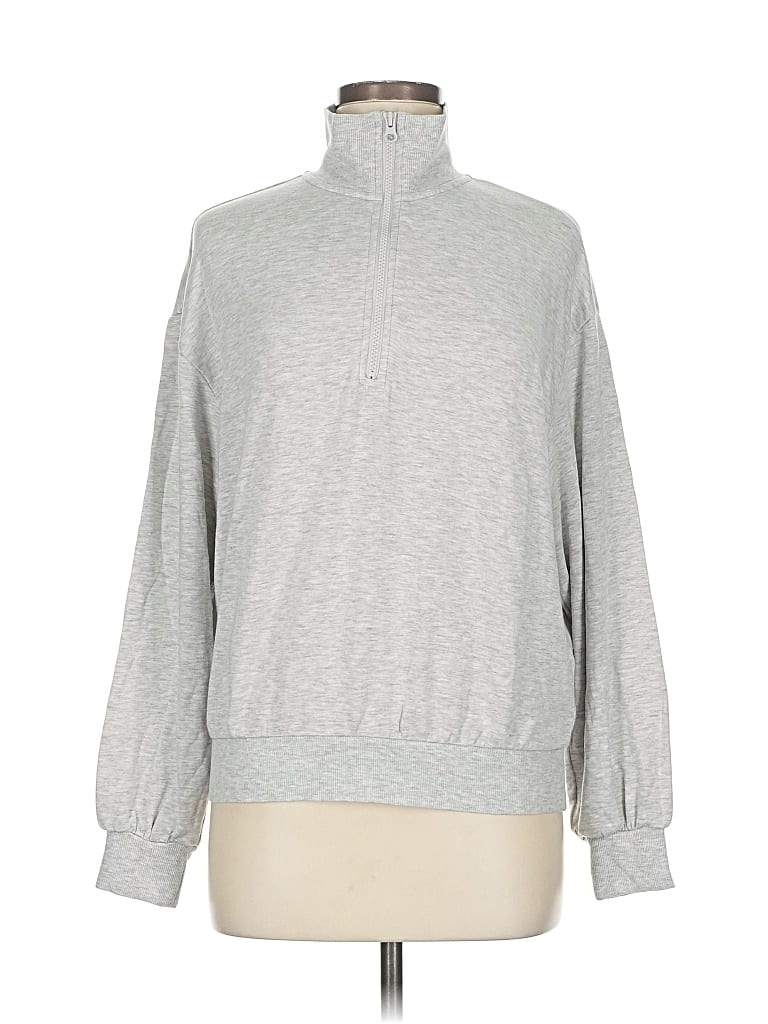 Pre-owned Lou & Grey Turtleneck Sweater In Gray
