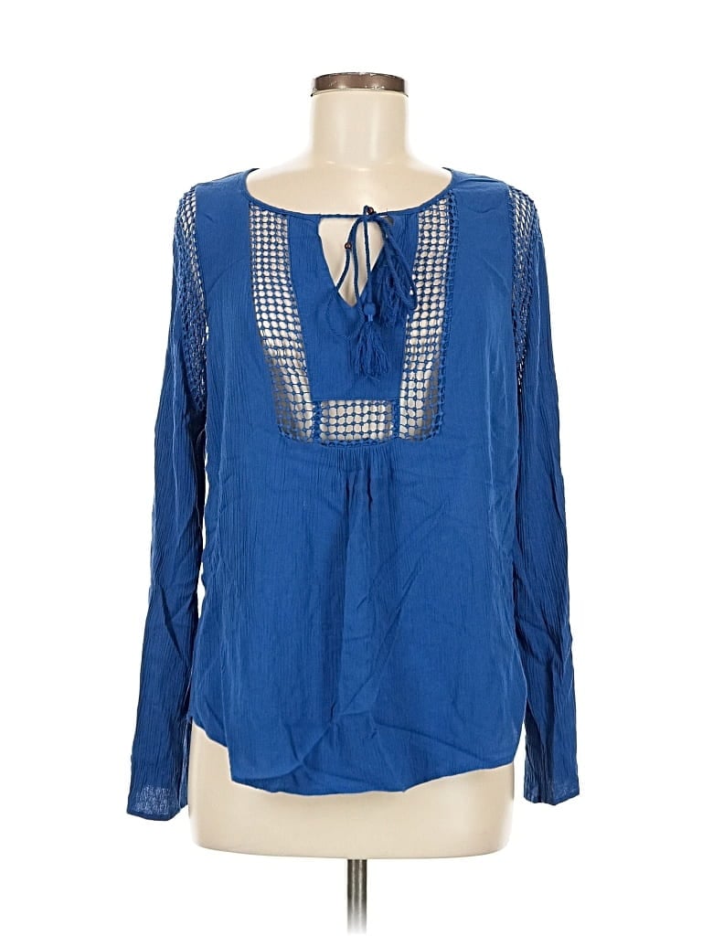 Pre-owned Joseph A Long Sleeve T-shirt In Blue