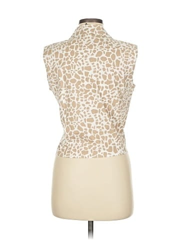Rafaella Sleeveless Button-Down Shirt (view 2)