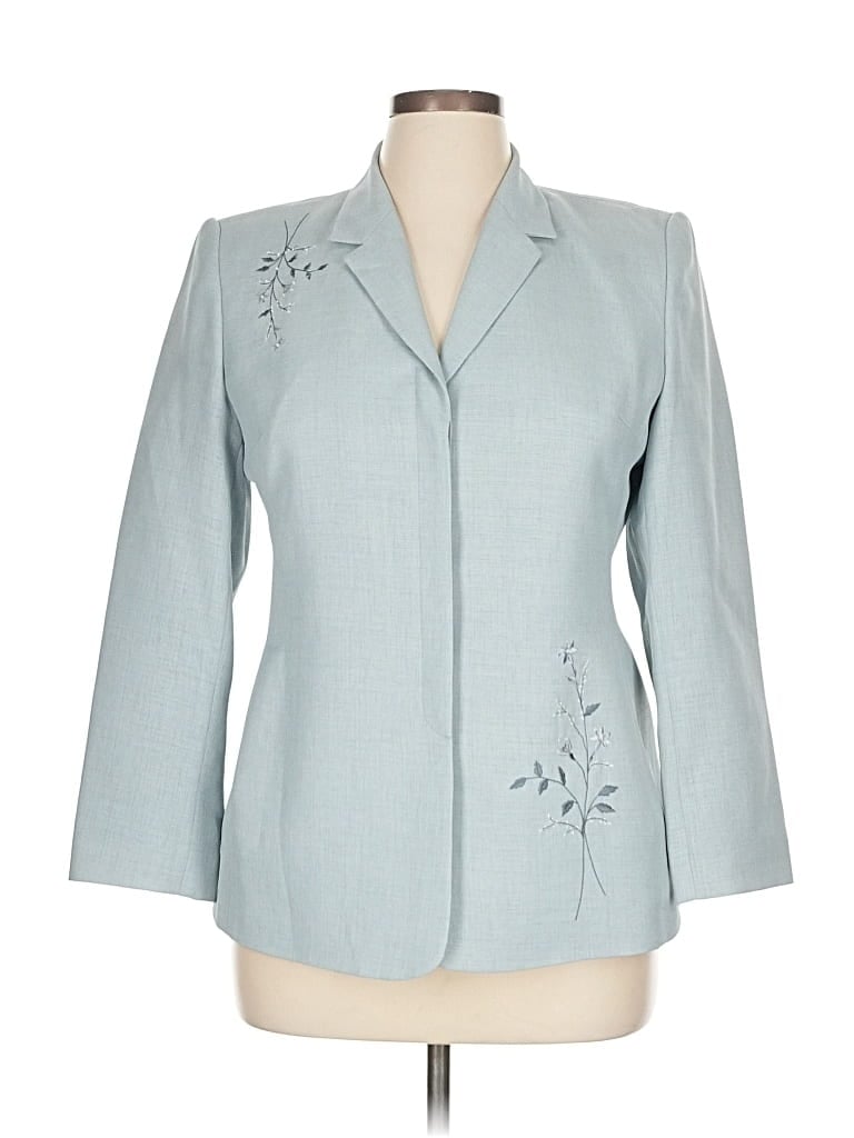 Pre-owned Morgan Taylor Blazer Jacket In Blue