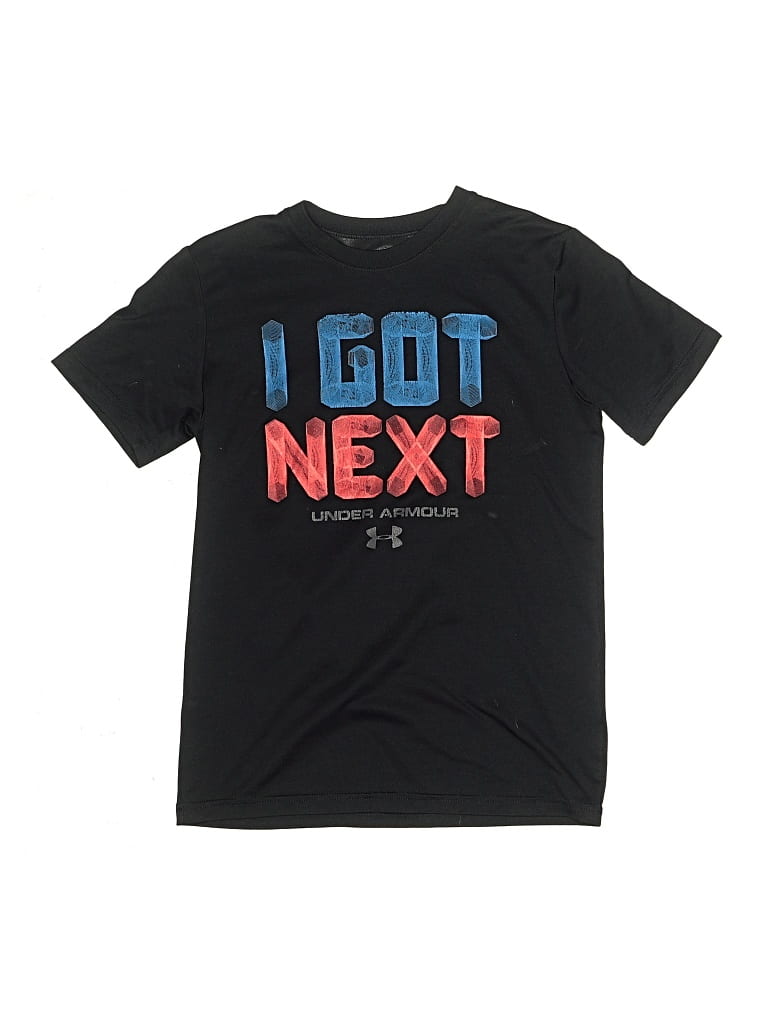 Pre-owned Under Armour Kids' Short Sleeve T-shirt In Black