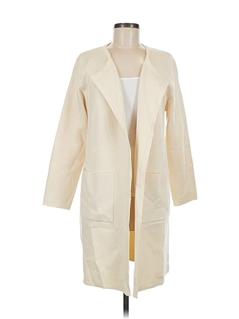 Pre-owned Unbranded Cardigan Sweater In White