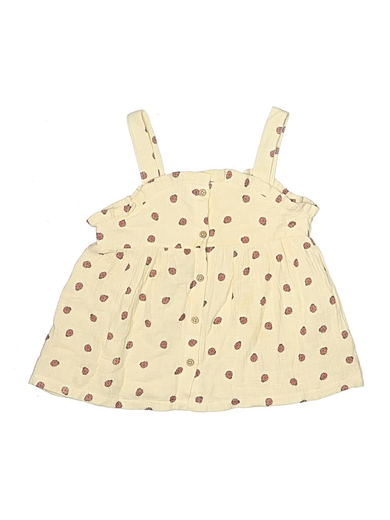 Pre-owned Assorted Brands Kids' Sleeveless Blouse In Yellow