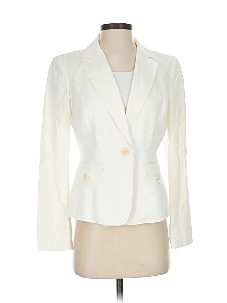Click to view more detailed imagery on our partner's website Pre-owned Ann Taylor Blazer Jacket In White