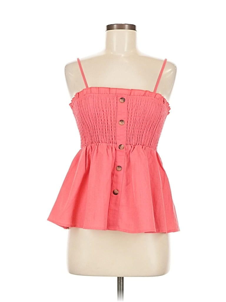 Pre-owned Maverick Sleeveless Blouse In Pink