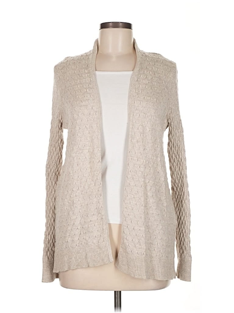 Pre-owned Ann Taylor Loft Cardigan Sweater In Brown