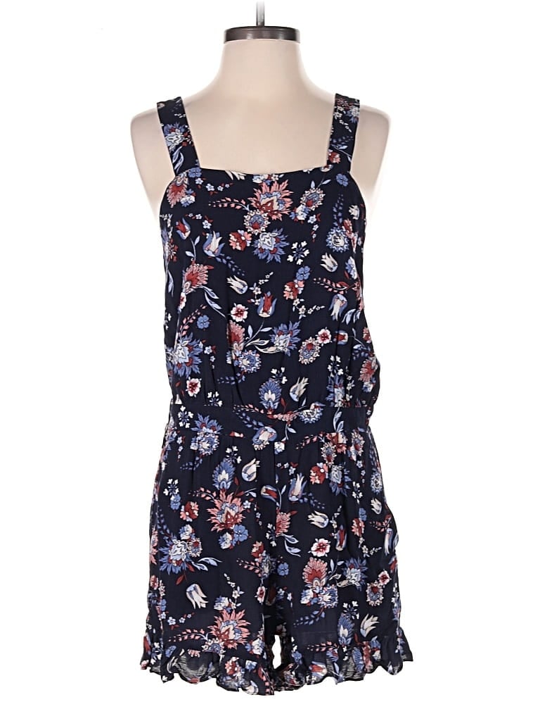 Pre-owned Loft Beach Romper In Blue