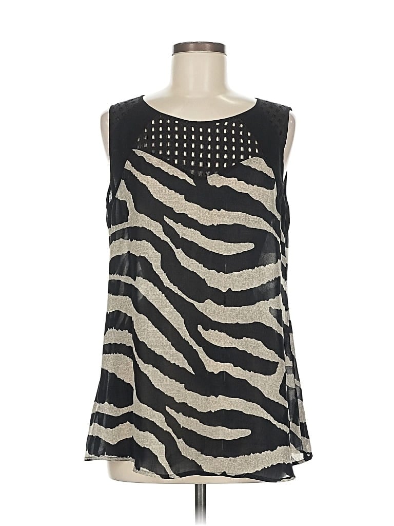 CABI Pre-owned Sleeveless Blouse In Black