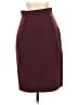 Escada Solid Burgundy Formal Skirt Size EU 34 / US 4 - photo 1