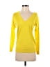 J.Crew Collection 100% Cashmere Yellow Cashmere Pullover Sweater Size XXS - photo 1