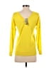 J.Crew Collection 100% Cashmere Yellow Cashmere Pullover Sweater Size XXS - photo 2