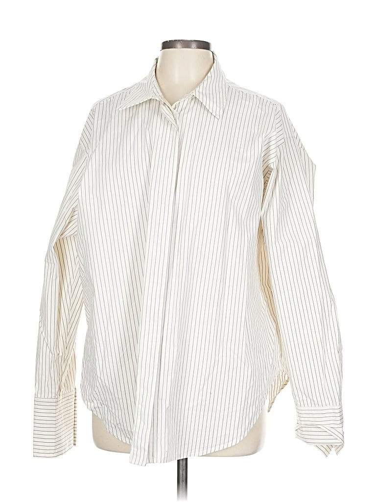 Pre-owned Good American Blazer Jacket In White