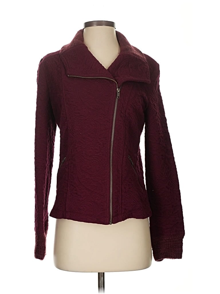 Pre-owned Saturday Sunday Jacket In Burgundy