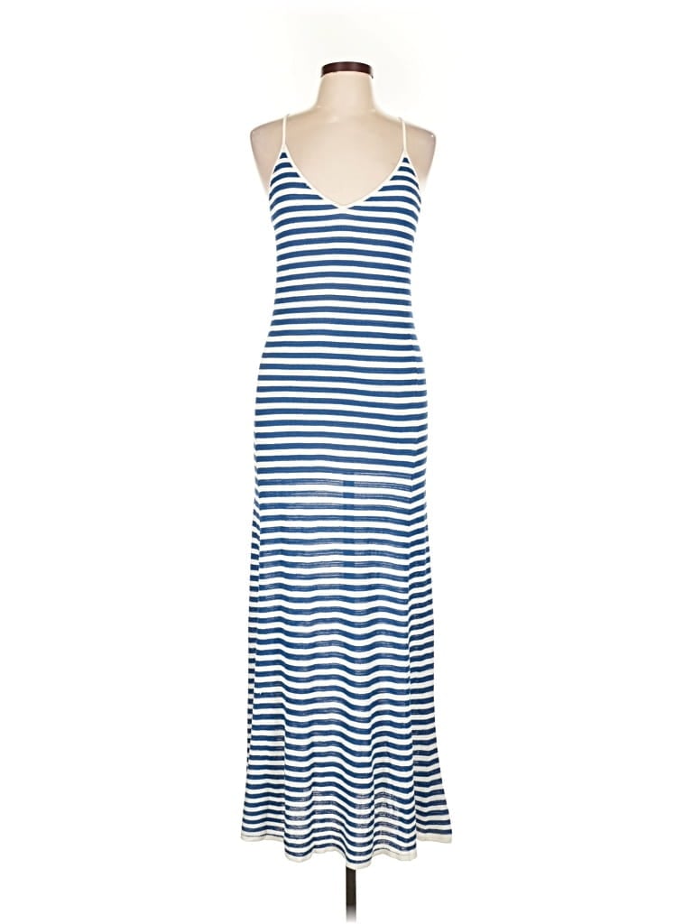 Pre-owned Mng Casual Dress In Blue