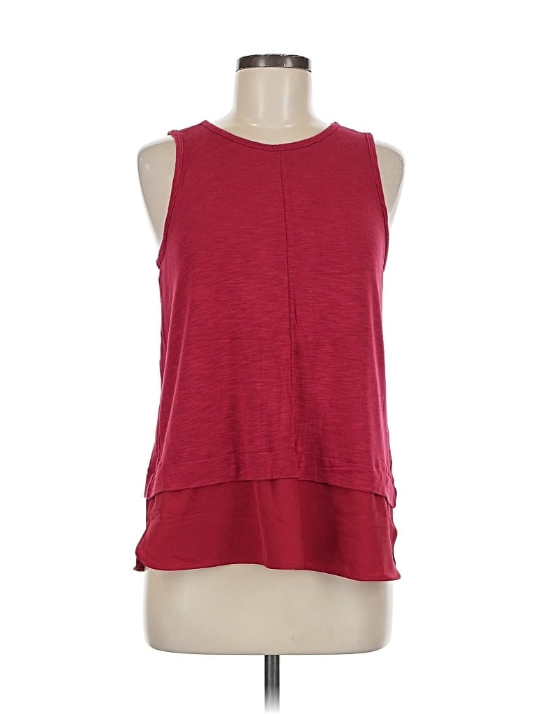 Pre-owned J.crew Factory Store Sleeveless Top Red Halter Neckline Tops