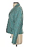 Akris Punto Tweed Teal Blue Blazer Size 5 - photo 5