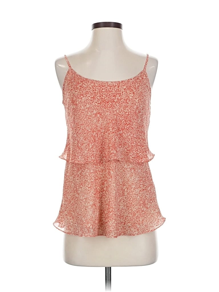 Click to view more detailed imagery on our partner's website Pre-owned Cabi Sleeveless Top Orange Sweetheart Neckline Tops