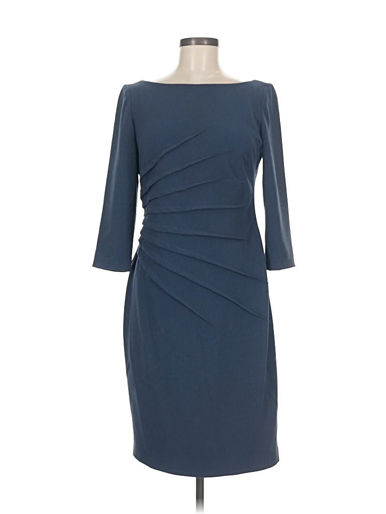 Pre-owned David Meister Cocktail Dress In Blue
