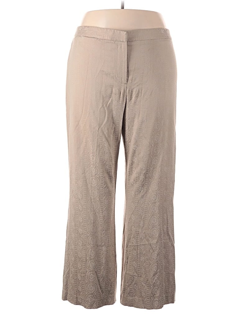Pre-owned Lane Bryant Khaki Pant In Brown