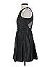 Parker 100% Polyester Argyle Black Cocktail Dress Size XS - photo 5