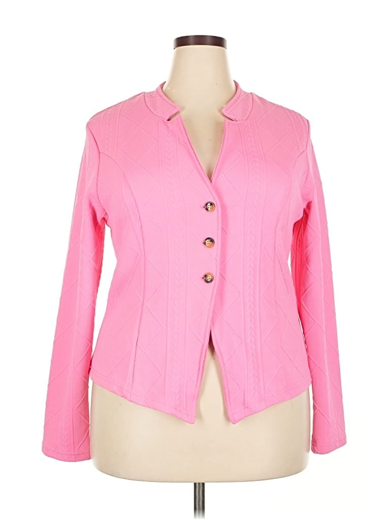 Pre-owned Unbranded Blazer Jacket In Pink