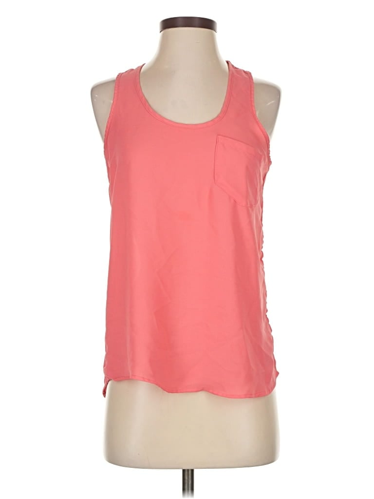 RUE21 Pre-owned Sleeveless Top Pink Scoop Neck Tops