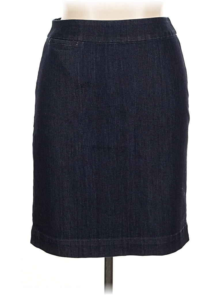 Pre-owned Coldwater Creek Denim Skirt In Blue