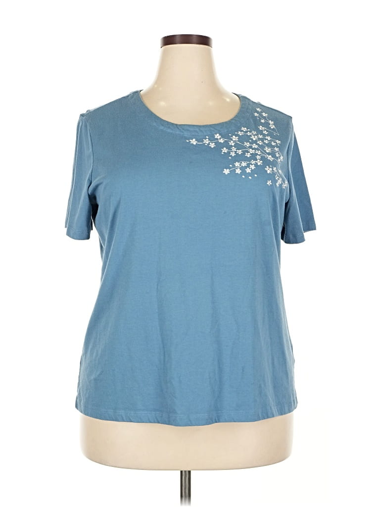 Pre-owned Coral Bay Short Sleeve T-shirt In Blue
