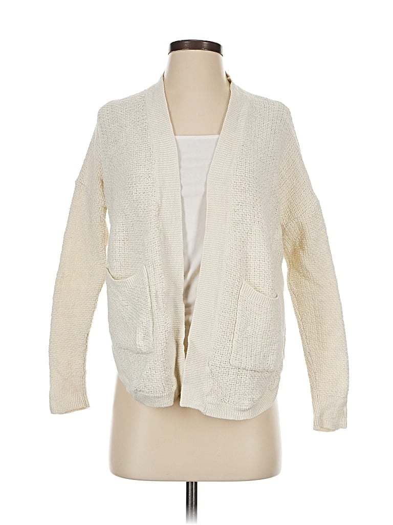 Pre-owned Madewell Cardigan Sweater In White