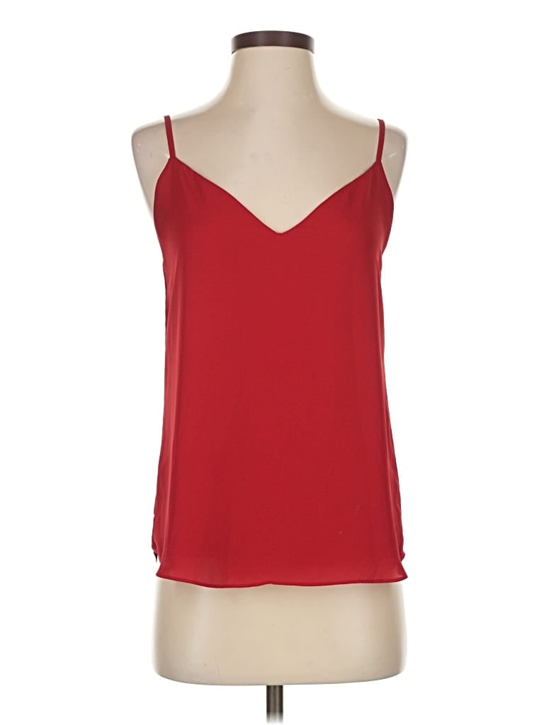 Pre-owned Babaton Sleeveless Top Red Sweetheart Neckline Tops