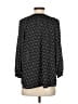 Neiman Marcus 100% Polyester Black 3/4 Sleeve Blouse Size S - photo 2