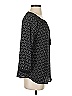 Neiman Marcus 100% Polyester Black 3/4 Sleeve Blouse Size S - photo 4