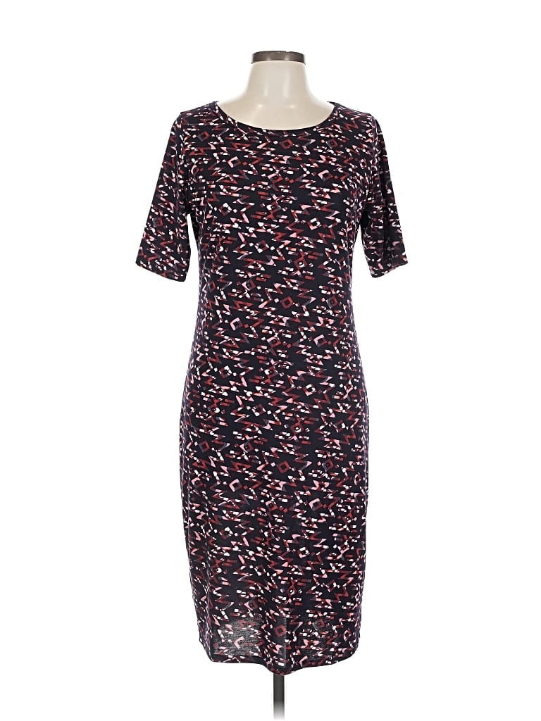 Pre-owned Lularoe Casual Dress In Black